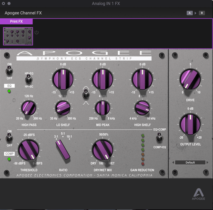 Apogee Control リモートコントロール Apogee Control - Apogee Electronics